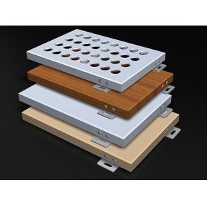Buy cheap Perforated Wood Grain Dibond 3mm Aluminium Composite Panel  from wholesalers