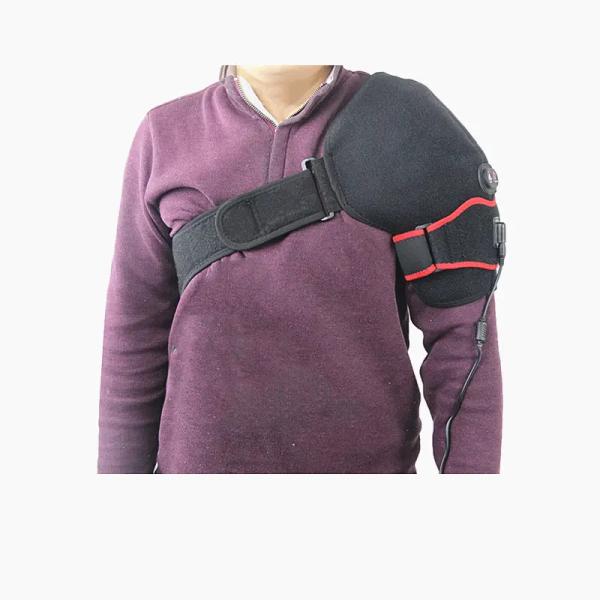 Quality Graphene Far Infrared Heating Pad Shoulder Pain Rechargeable Electric Shoulder Wrap Massage Heater for sale