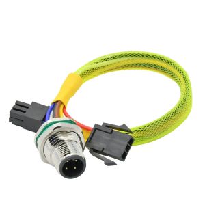 Buy cheap CuZn TPU M12 Panel Mount Connector IP68 M12 Series Connector With Wire Terminal Fasten from wholesalers