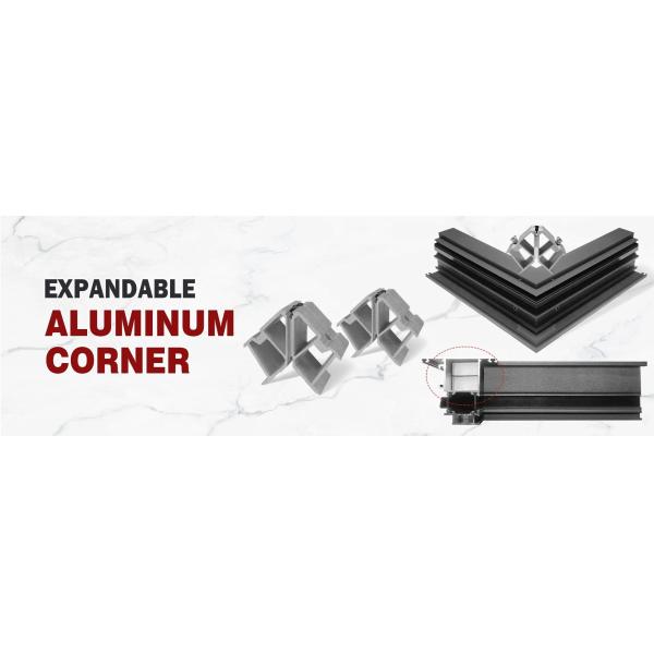 Buy cheap Expandable Aluminium Hardware Corner Joint Convenient And Swift Installation from wholesalers
