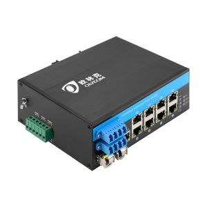 10 Port 2.5G SFP Bypass Managed Industrial POE Fiber Switch 8*10/100/1000mbps