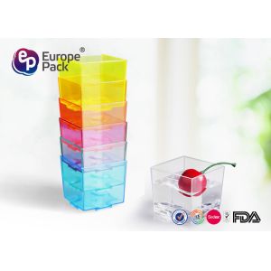 Recyclable Disposable Plastic Dessert Cup 60Ml Disposable Pudding Cups