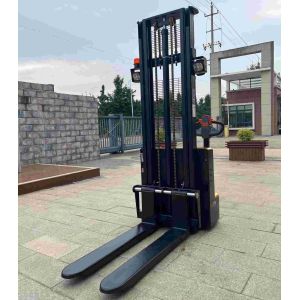 1.5 Ton Rising Height 3.5m Step Through All Electric Discount Stacker Truck