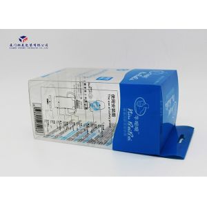 0.3mm Thickness PET Plastic Retail Packaging Boxes Offset Printing Hang Strip On