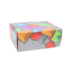 Buy cheap Custom Size Corrugated Gift Box Colorful Kraft Paper Corrugated Box double wall corrugated box from wholesalers