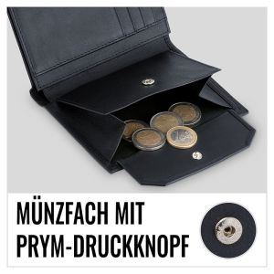 Buy cheap Low MOQ Mix Models Men's Brown Genuine Leather Card Holder with Coin Compartment from wholesalers