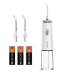 Buy cheap Three Dry Batteries Rechargeable Dental Water Flosser With Tongue Scraper from wholesalers
