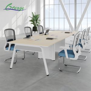 Conference Desk Office Conference Table with Capacity Options in Rectangular