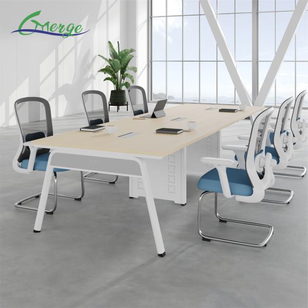 Conference Desk Office Conference Table with Capacity Options in Rectangular