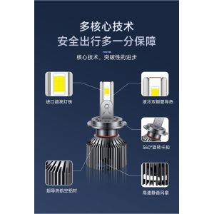Buy cheap 55W Mini LED Headlight Bulbs H4 4950LM 6500K 55mil Car Headlamp from wholesalers