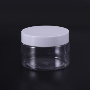 Buy cheap Customized Printing Plastic Cream Jar With Wide Mouth And Aluminum Lid from wholesalers