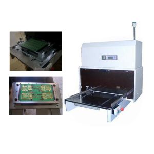 Buy cheap 0.08MM Thick LCD Display CNC Pneumatically PCB Punching Machine from wholesalers