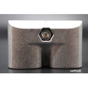 Buy cheap Parallel Straight External Aluminium Pipe Joint Anodized Surface from wholesalers