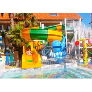 Buy cheap Commercial Kids Water Park Slide Equipment Custom Platform Height from wholesalers