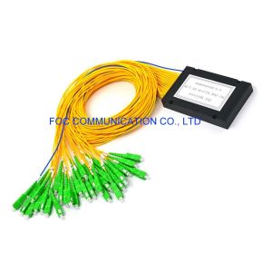 Buy cheap SC APC 1×32 FTTX Optical Fiber Splitter ABS Module Type Low PDL from wholesalers