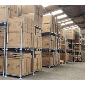 Buy cheap Heavy Duty Galvanized Stacking Steel Post Pallet Racking with Posts from wholesalers