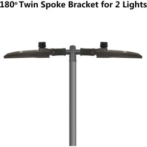 Buy cheap Anodized 180 Degree Twin Spoke Bracket Mounting Accessories for LED Parking Lot Light from wholesalers