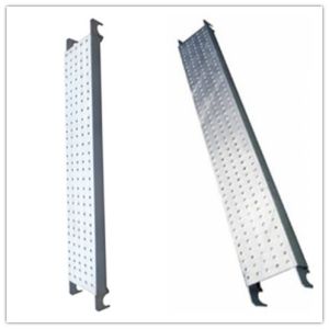 Buy cheap Galvanized Pregalvanized steel scaffolding boards with hook , thickness 1.8mm from wholesalers