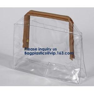 Buy cheap Cosmetic Makeup Bags, Frosted Promotional Frosted Makeup Cosmetic Bag Cloth Packaging With Slider Zip-Lock from wholesalers