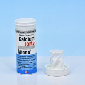 Buy cheap Portable Medicine Effervescent Tablet Plastic Tube with Desiccant Caps from wholesalers