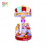 Buy cheap Carousel Merry Go Round Kiddie Ride 3 Seats For Indoor Amusement Park from wholesalers