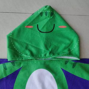 Buy cheap Custom kids Cartoon Printing Hooded Microfiber Towel Beach from wholesalers