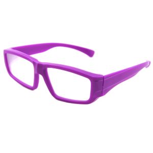 Buy cheap Purple Plastic Diffraction Glasses Use 0.35mm Thickness Lens from wholesalers
