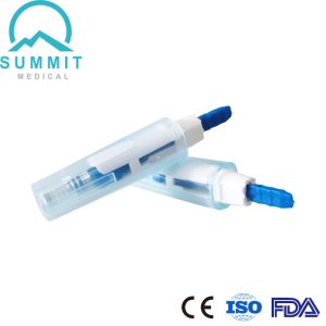 Buy cheap Mini Sized Safety Lancet Device with Auto Locked Needle 30G 1.5mm Blue from wholesalers