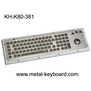 Buy cheap Stainless Steel Keyboard With Trackball from wholesalers