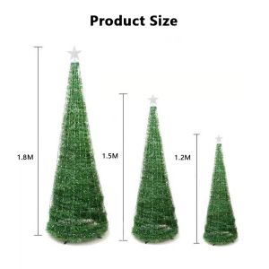 Buy cheap 1.2m/1.5m/1.8m Festoon Fairy Lights New Year Party Decor Lamp RGB Colors Remote Control Garland Christmas Tree LED Light String from wholesalers