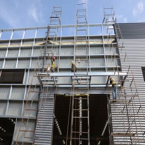 Buy cheap Industrial Prefabricated Steel Frame Factory Shed with Sandwich Panel from wholesalers