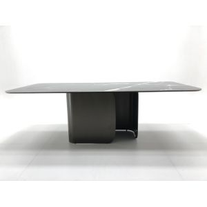 Buy cheap High End Metal Base Dining Table Set 6 Seater Marble Top Italian Luxury Dining Tables And Chairs Set from wholesalers