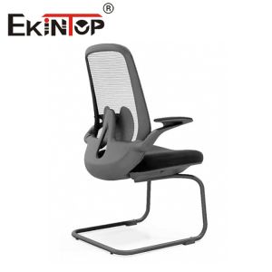 Buy cheap Iron Base Modern Fabric Mesh Chair Swivel Black High Back Office Chair With Headrest from wholesalers