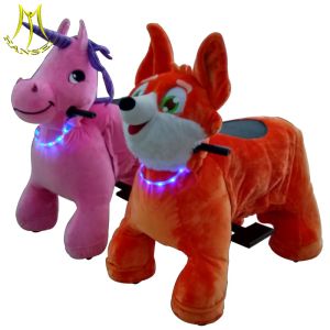 Buy cheap Hansel animal electric ride and plush motorized animals with kids ride on electric cars toy for wholesale from wholesalers