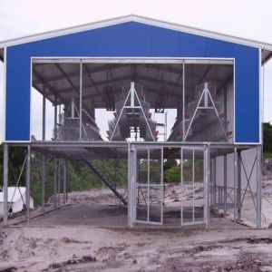 China Q235B Galvanized Steel Poultry House with Bolted Connection on sale