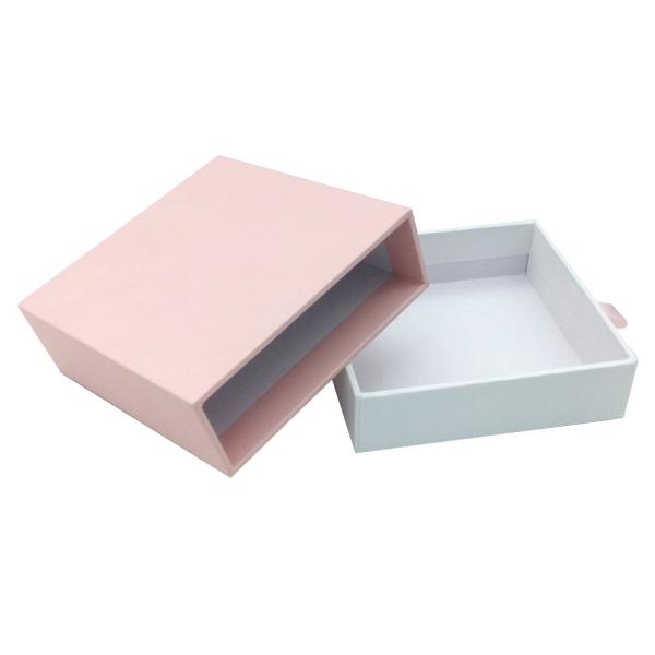 Quality Embossing Hard Gift Boxes CMYK 4C Offset Pink Magnetic Box for sale