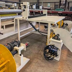 Buy cheap Automatic Electric Coil Slitting Machine with 15KW Motor Power 380V/50Hz and 0-120m/min Cutting Speed from wholesalers