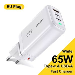 Buy cheap 65W USB Type C GAN Wall Charger EU Plug for Fast Charging Laptops and Phones Portable from wholesalers