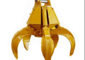 Buy cheap Orange Peel Grab Rotating grapple Hydraulic Scrap Grab for PC-170 excavator attachment from wholesalers