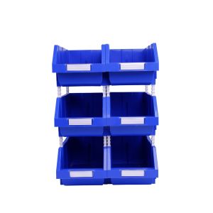 Buy cheap Plastic Stackable Shelf Bins with Divider The Perfect Home Organization Solution from wholesalers