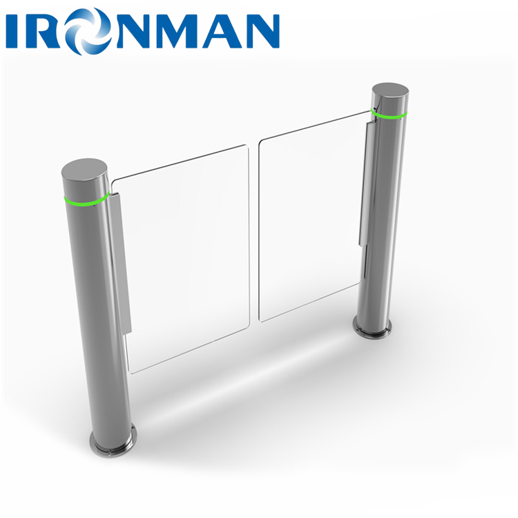 Column Type Slim Speed Gate Turnstile Flap Barrier System