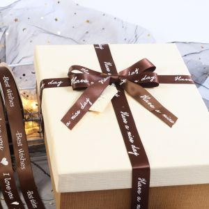 ISO9001 Elastic Gift Bows Customized Ribbon Bow With Elastic Loop