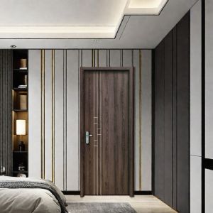 Buy cheap Hollow Glass Surface Wood Plastic Composite Hollow Door for Interior Decoration from wholesalers