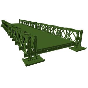 Buy cheap Durable Industrial Prefab Steel Bridge Construction Galvanized Modular Steel Structure from wholesalers