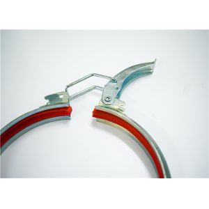 Buy cheap Roll Stamping Galvanized Pipe Clamp White Silver Manual Operation For Dust Removal from wholesalers