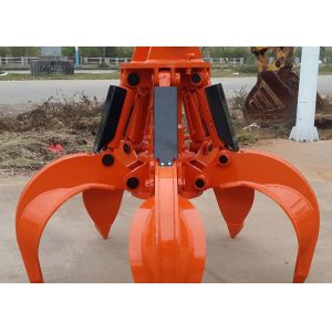 Buy cheap ISO 9001 Excavator Rock Grab Hydraulic Rotating Grapple from wholesalers