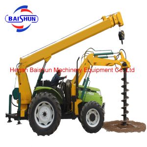 Buy cheap 6m Depth Tractor Mechanical Pole Digger Machine from wholesalers