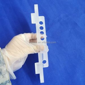 Opaque Perforated Quartz Glass Sheet Customized Size