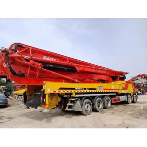 China SYM5538THB 66m Concrete Boom Pump Truck Mounted Pump with Vibrating Amplitude 2.6mm on sale