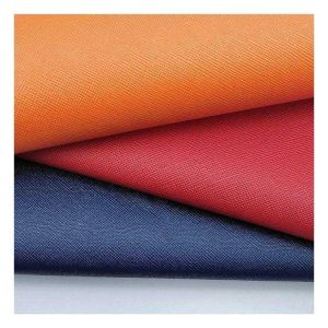 Buy cheap PVC Cross Grain Artificial Synthetic Leather for Wallet Packaging Case Shoes Notebook Leather Fabric from wholesalers